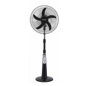 Century 18" Rechargeable Fan+Remote+LED Light RED/BLACK